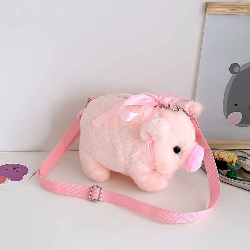 Women Bags H&M - Piglet Plush Bag for Girl Korean