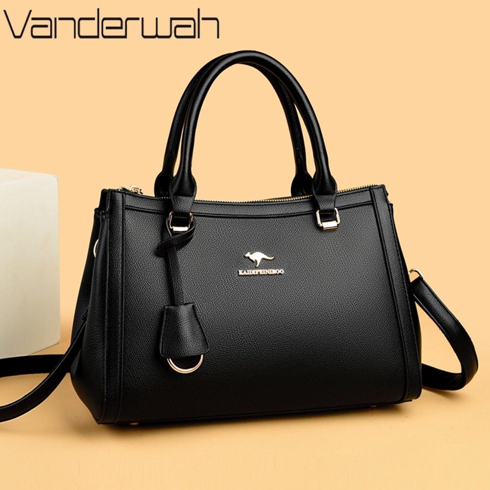 Women Bags Work - Kangaroo Brand Soft Pu Leather Shoulder