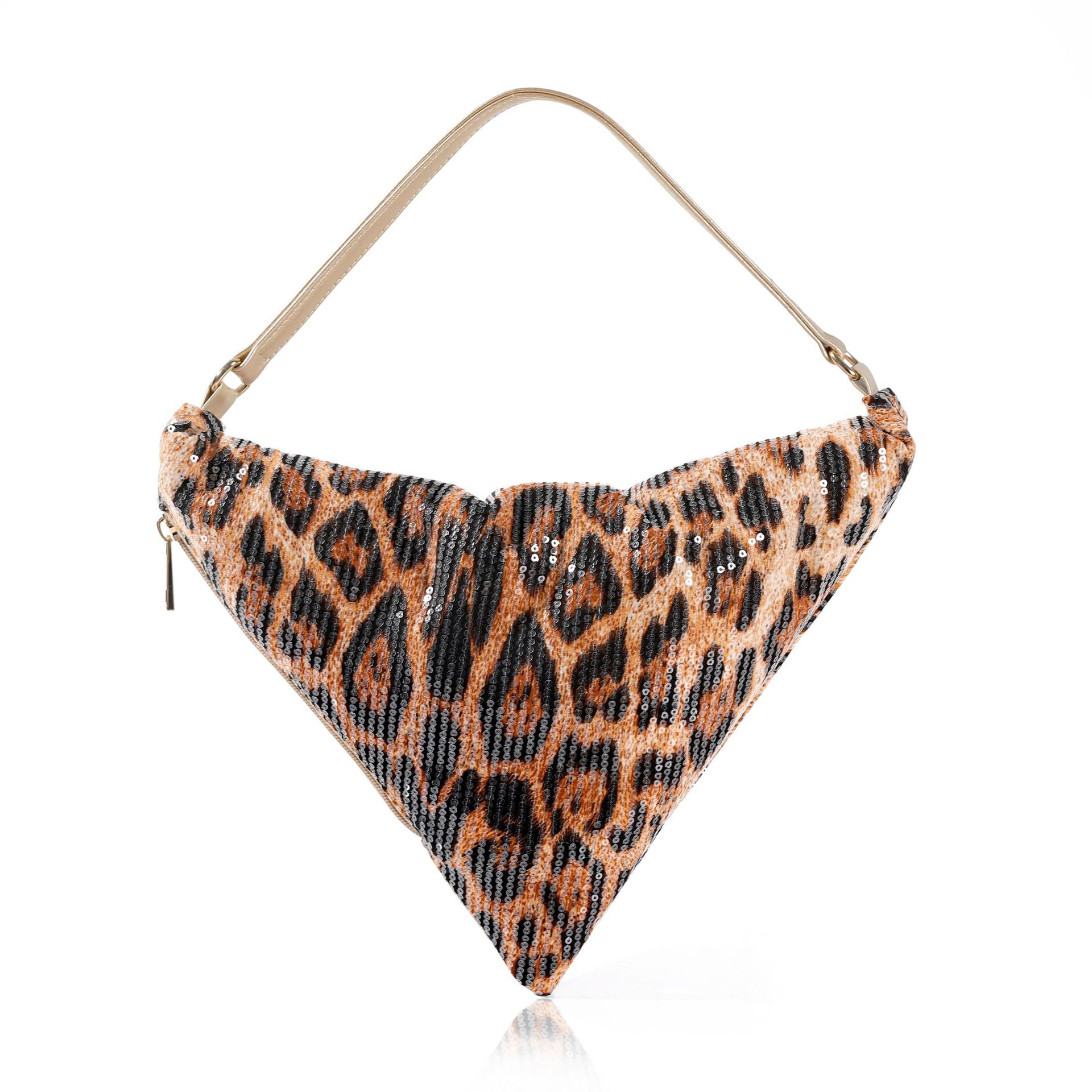 Women Bags 2026 Trends - Leopard print crescent bag shoulder crossbody