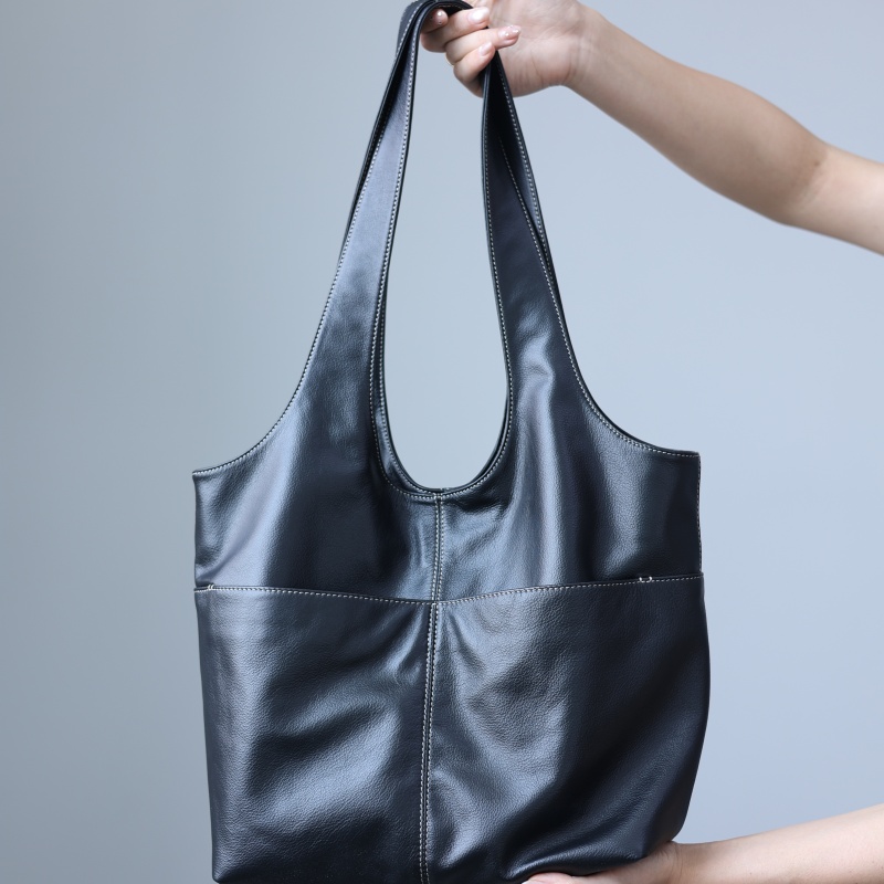Women'S Tote Bags For Work - Women Genuine Leather Large Capacity Soft
