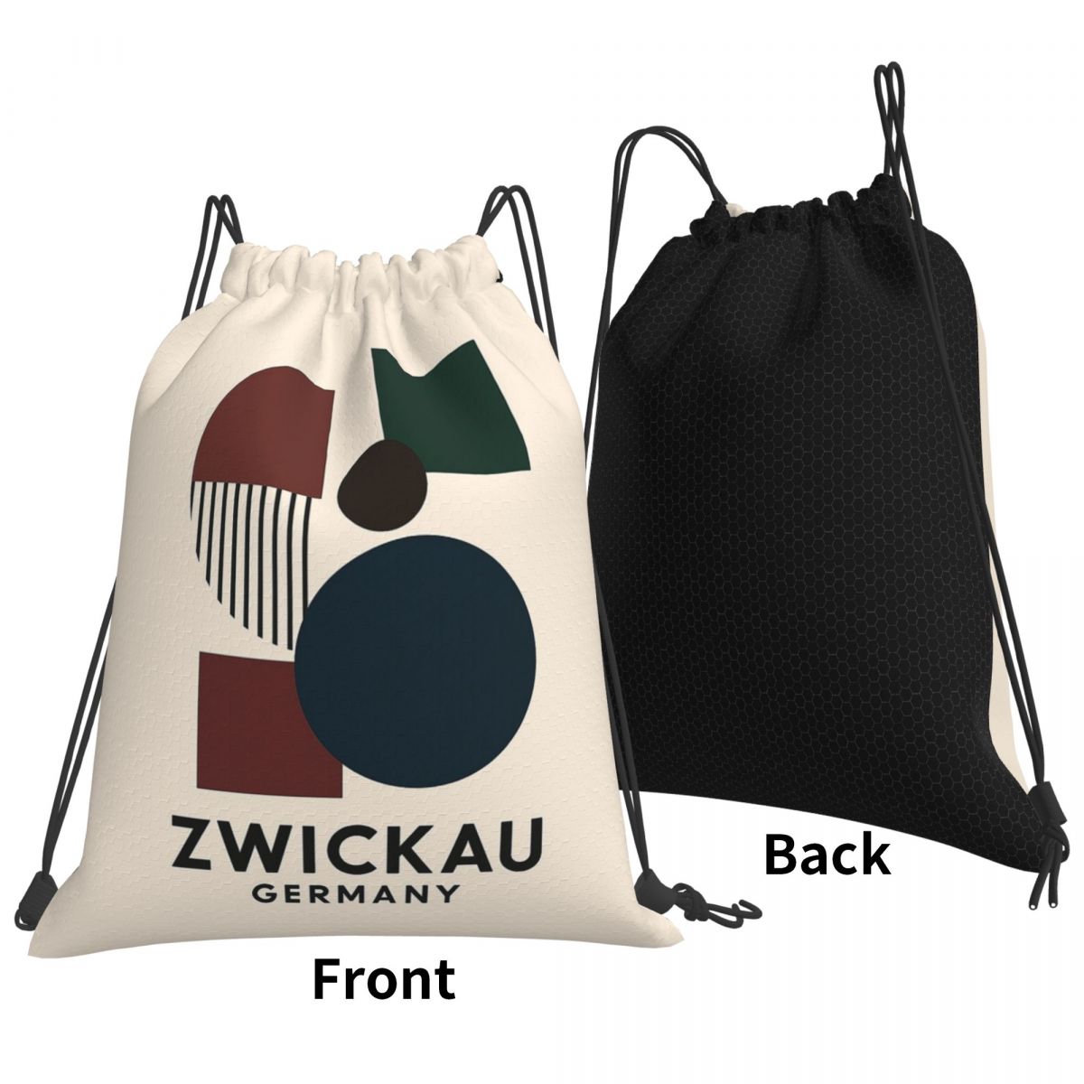 Women Bags Germany - Zwickau Germany Bauhaus Geometric Backpacks Portable