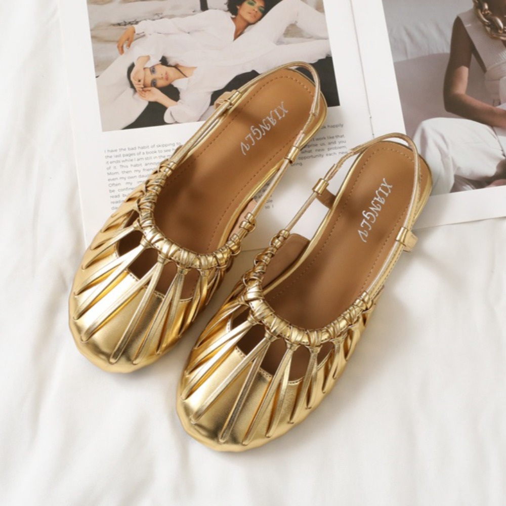 Women Bags New - Women's Flat Sandals French Woven Strap
