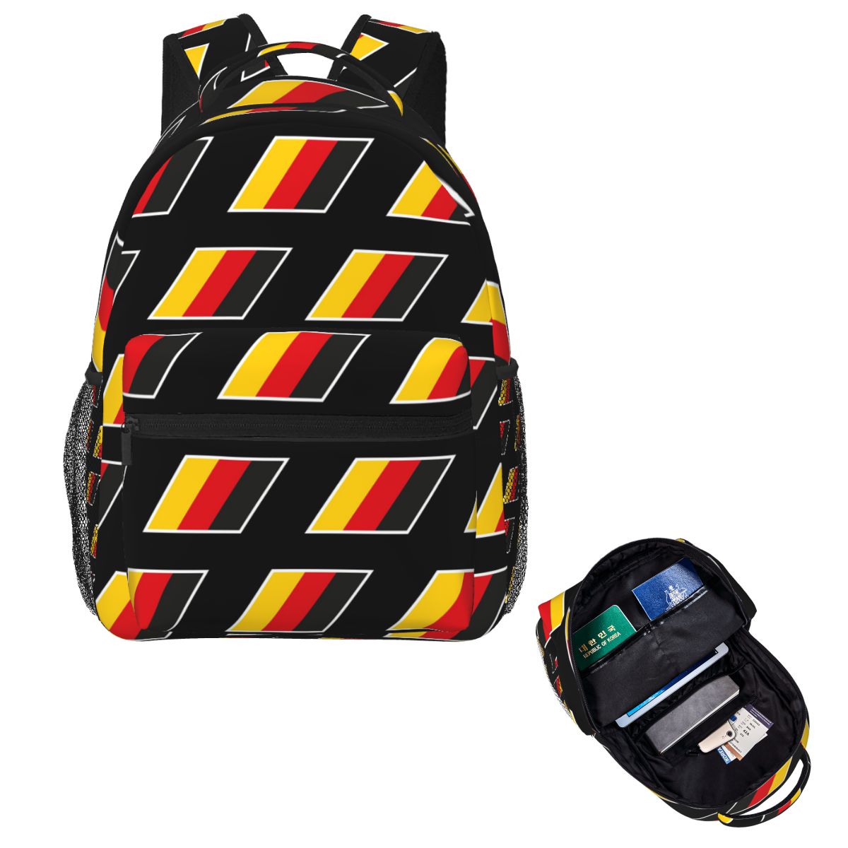 Women Bags Germany - Germany Motorsport Student Backpack School Bag
