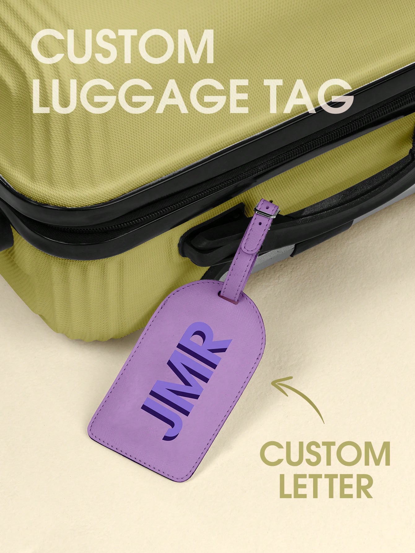 Personalized Initial Luggage T - Women Bags For Gift recension och pris
