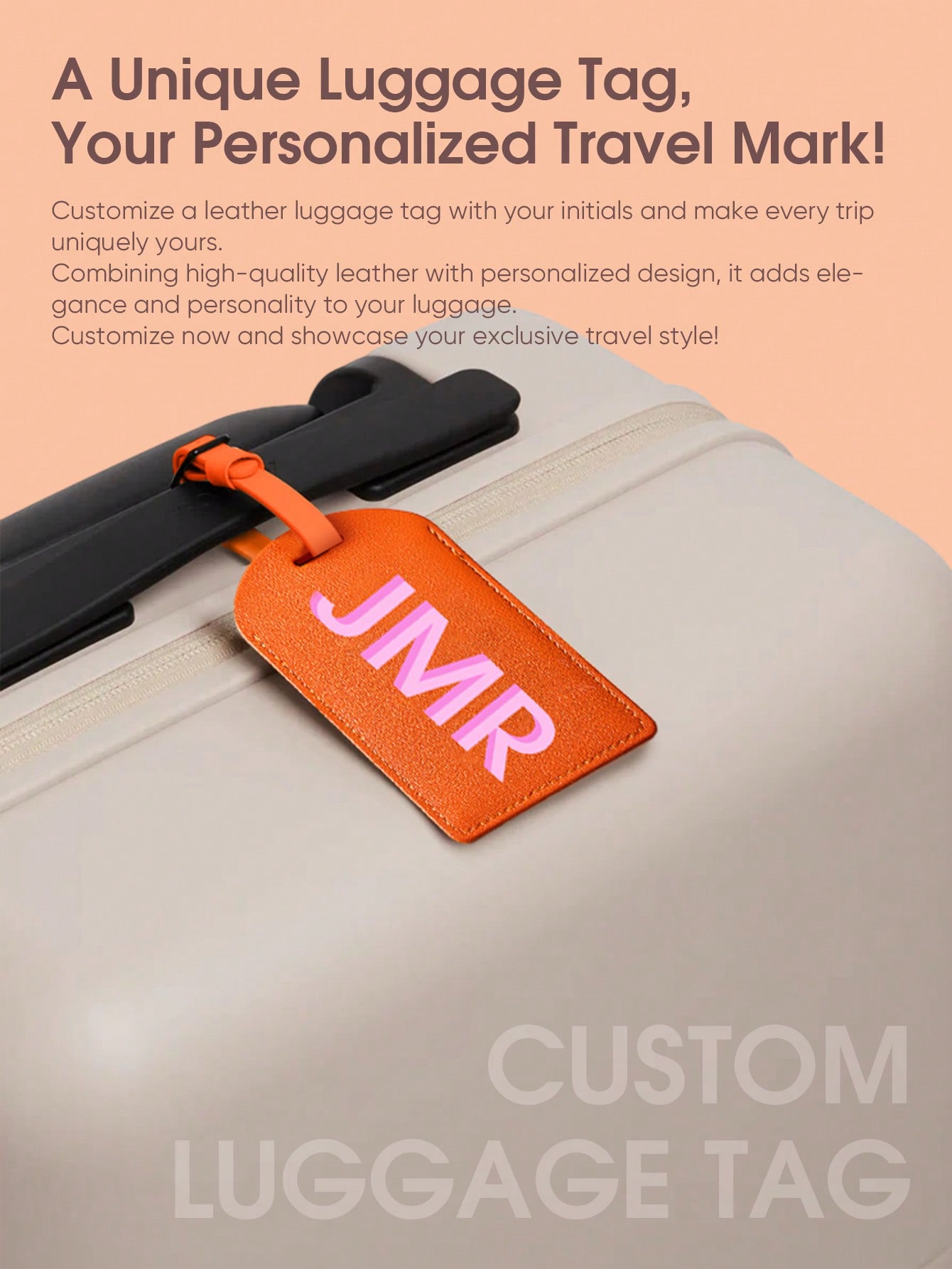 Personalized Initial Luggage T - Women Bags For Gift recension och pris