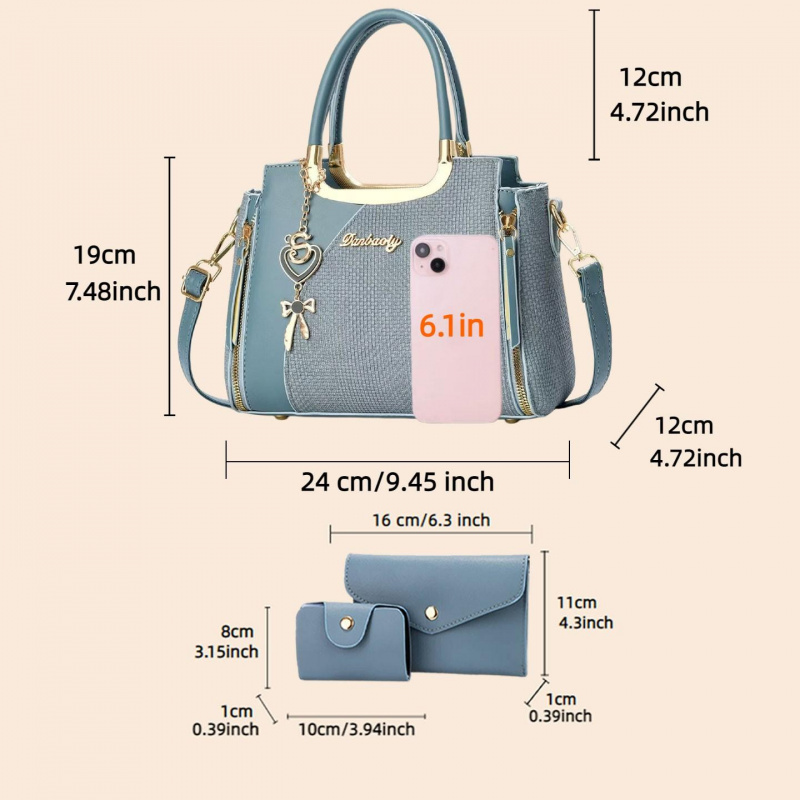 Elegant Women's Handbag Set, M - Women Bags For Gift recension och pris