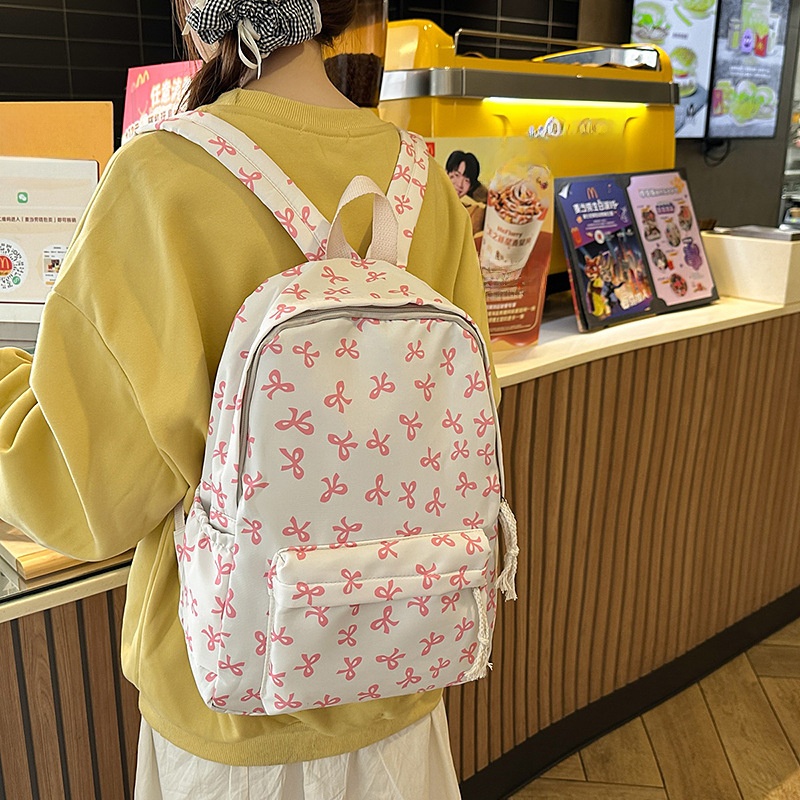 Women Floral Nylon Backpack 6  - Women Bags For Gift recension och pris