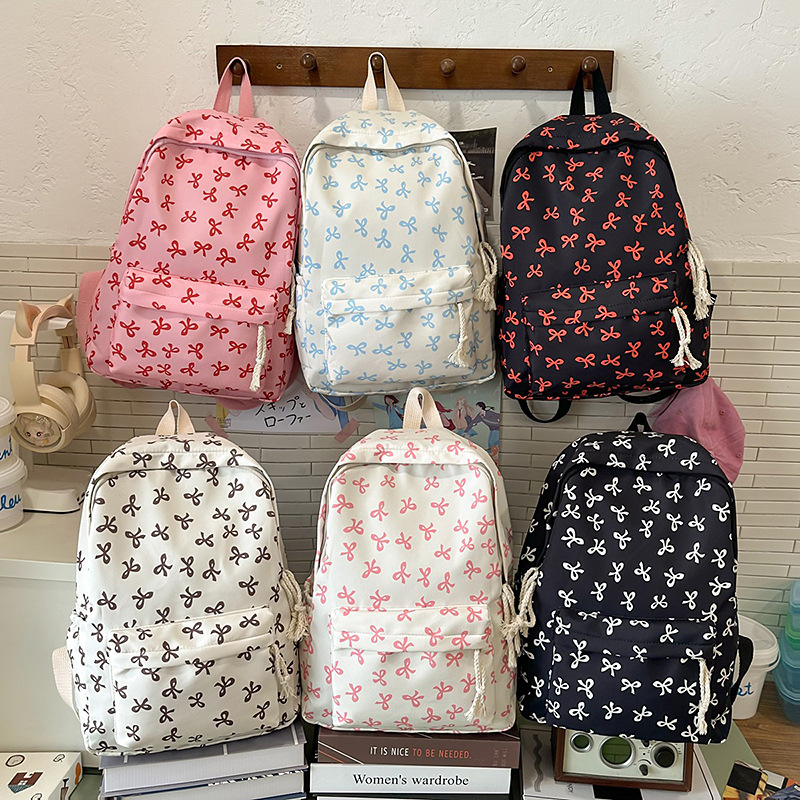 Women Floral Nylon Backpack 6  - Women Bags For Gift recension och pris