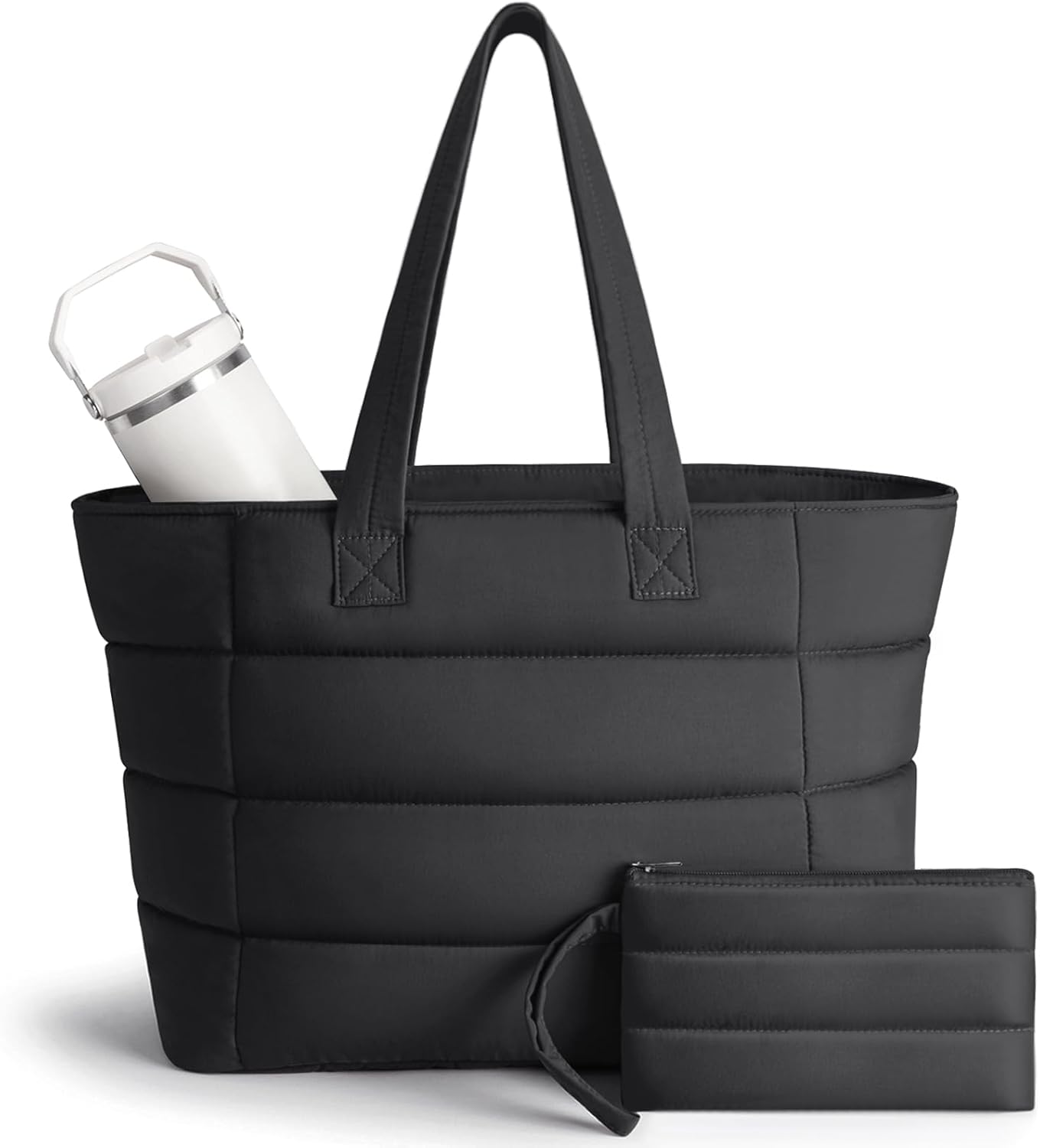 Puffer Tote Bag for Women, Lig - Women Bags Work recension och pris