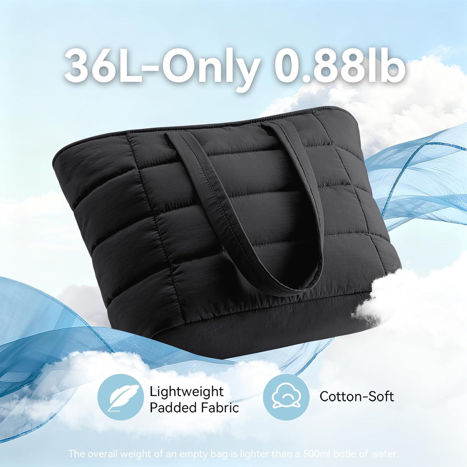 Puffer Tote Bag for Women, Lig - Women Bags Work recension och pris