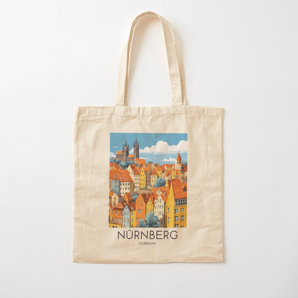 A Pop Art Travel Print of Nürn - Women Bags Germany recension och pris