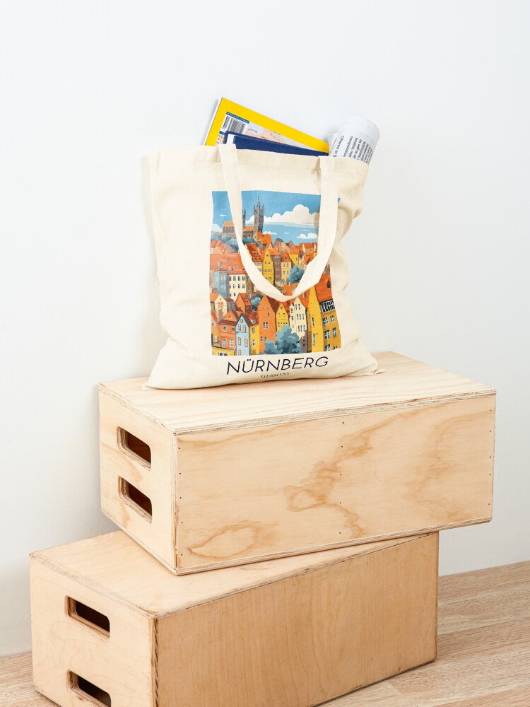 A Pop Art Travel Print of Nürn - Women Bags Germany recension och pris