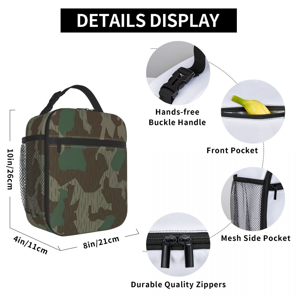 WW2 Germany Military Splinter  - Women Bags Germany recension och pris