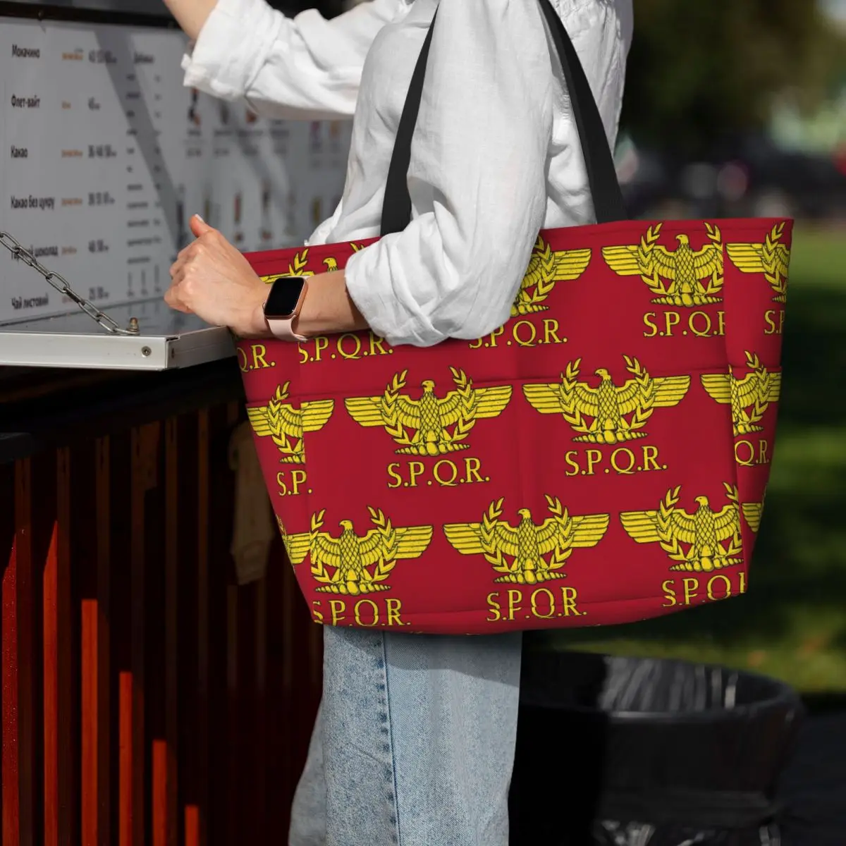 Rome SPQR Roman Beach Tote Bag - Women Bags Rome recension och pris