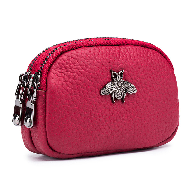 Women Cowhide Double Zipper Po - Women Bags Ck recension och pris