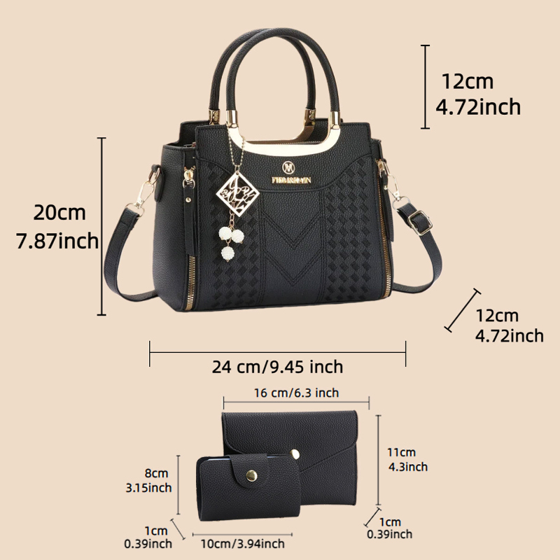 3-piece handbag set made of ly - Women'S Bags Cross Body recension och pris