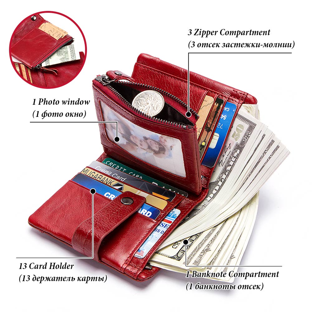 Genuine Leather Women Wallet f - Women'S Bags At M&S recension och pris