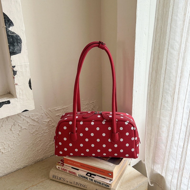 2026 New Polka Dot Mini Boston - Women Bags New recension och pris