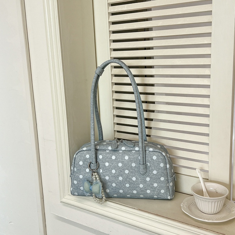 2026 New Polka Dot Mini Boston - Women Bags New recension och pris