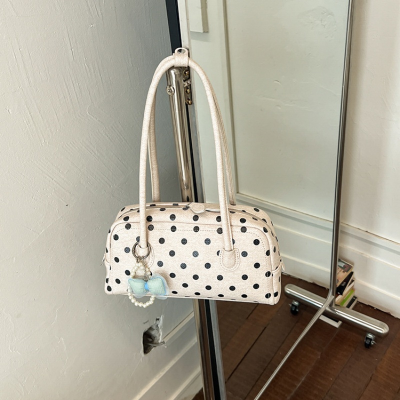 2026 New Polka Dot Mini Boston - Women Bags New recension och pris