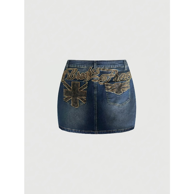 Summer Denim Retro Short Skirt - Women Bags Mini recension och pris