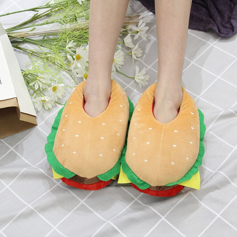 New Cartoon Hamburger Plush Sl - Women Bags New recension och pris