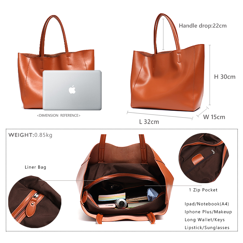 Minimalist Big Tote Bag Women  - Women'S Tote Bags For Work recension och pris
