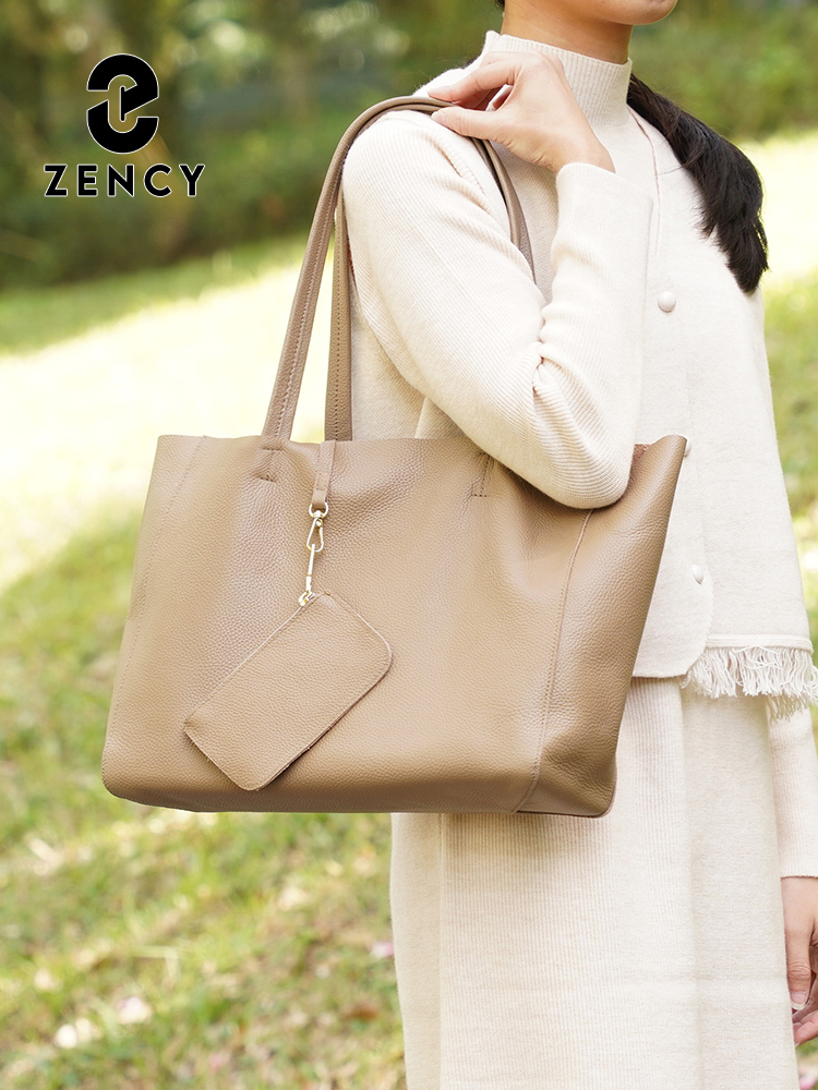 Zency Genuine Leather Large To - Women Bags Work recension och pris