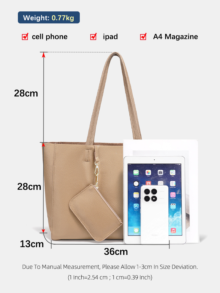 Zency Genuine Leather Large To - Women Bags Work recension och pris