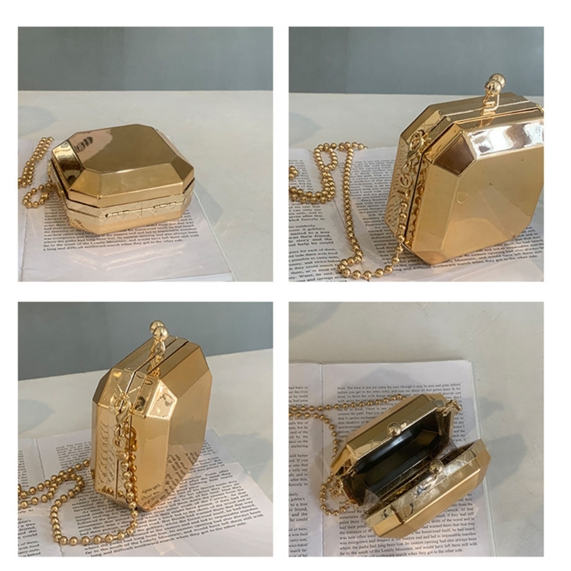 Mini Luxury Gold Party Evening - Women'S Bags Cross Body recension och pris
