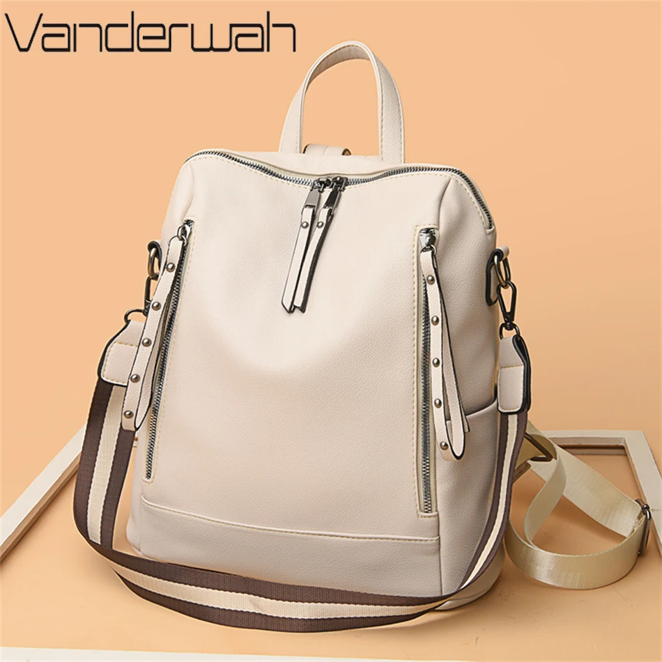 Brand Luxury Backpacks Soft Le - Women Bags H&M recension och pris