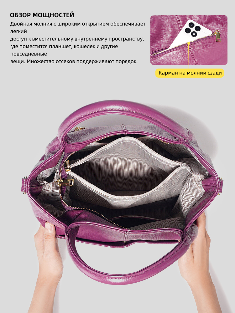 Zency Genuine Leather Large To - Women'S Tote Bags For Work recension och pris