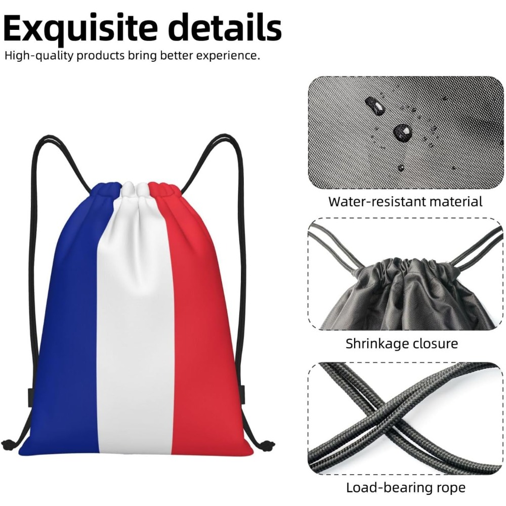 Flag Drawstring Bag Casual Str - Women Bags Germany recension och pris