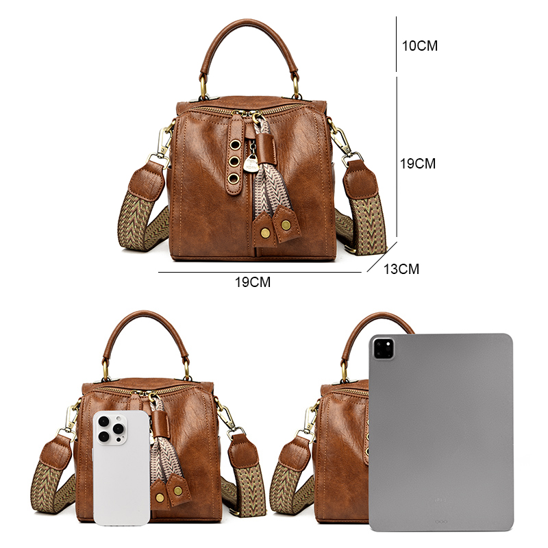 Cow Leather Women Messenger Ba - Women Bags Rack recension och pris