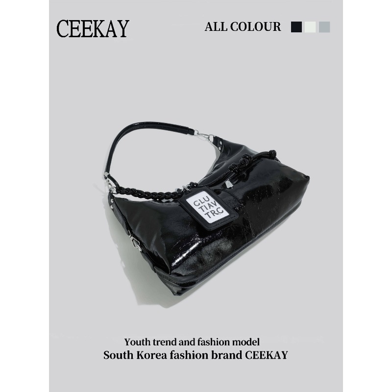 2026 CEEKAY Glossy Leather Hob - Women Bags 2026 Trends recension och pris