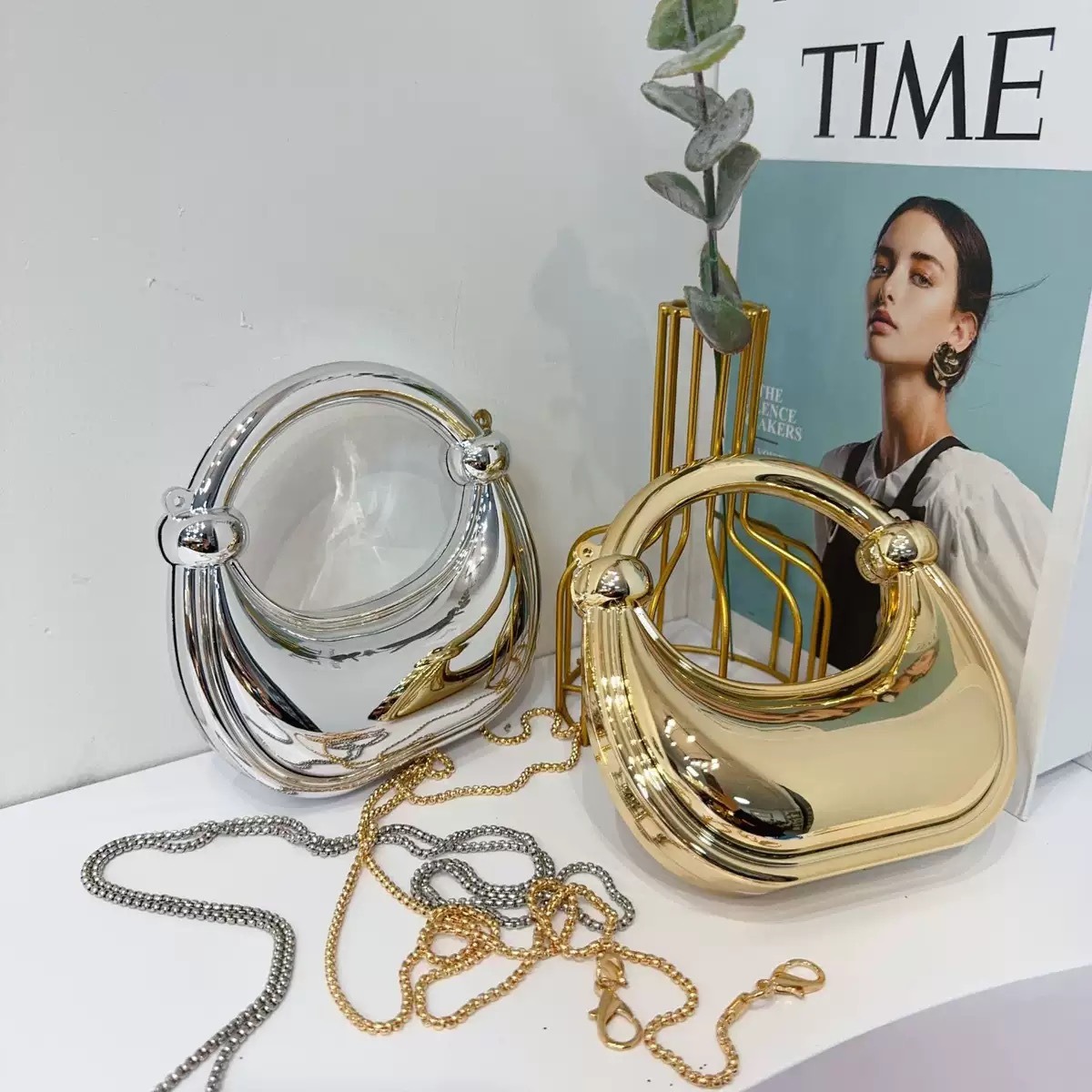 Mini Golden Evening Bag Purses - Women Bags Mini recension och pris