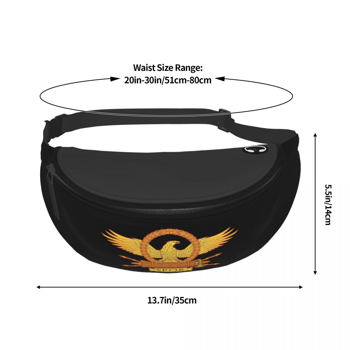 Rome SPQR Roman Fanny Pack Men - Women Bags Rome recension och pris