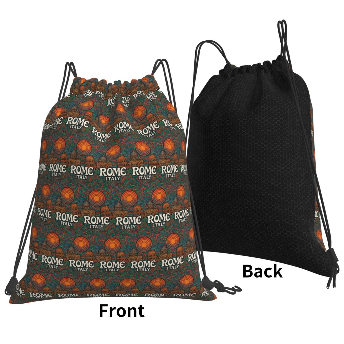 Rome Italy Trippy Art Backpack - Women Bags Rome recension och pris