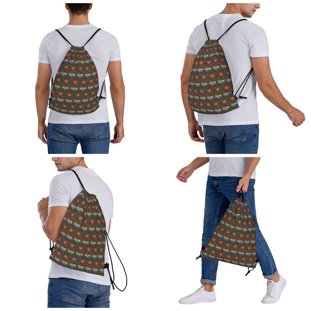Rome Italy Trippy Art Backpack - Women Bags Rome recension och pris