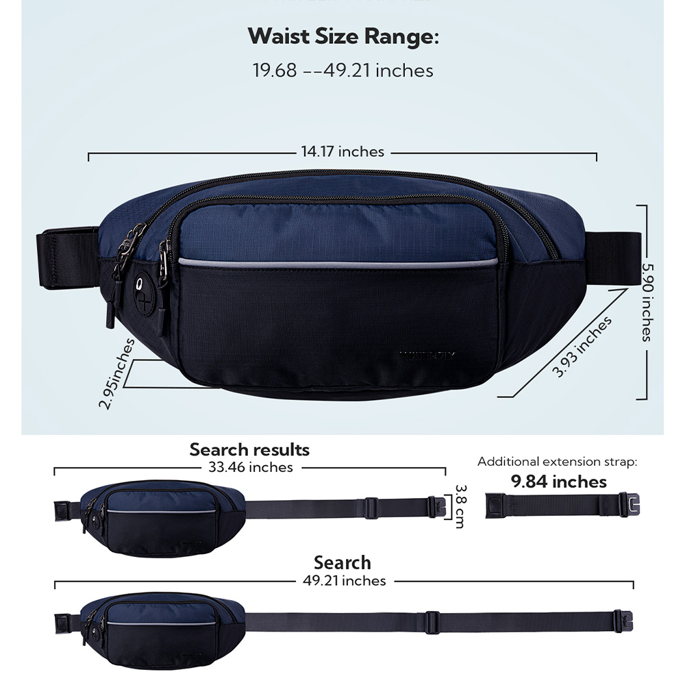 WATERFLY Fanny Pack Waist Bag  - Women'S Bags Cross Body recension och pris