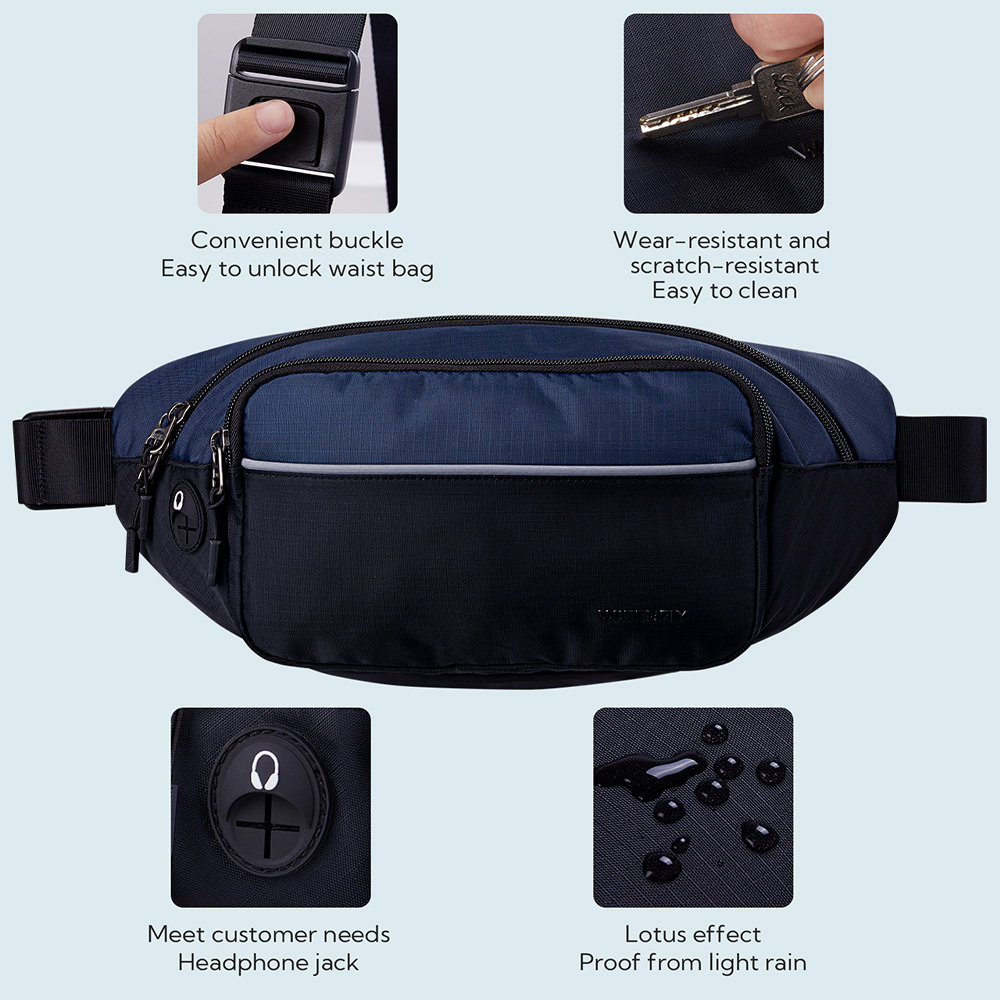 WATERFLY Fanny Pack Waist Bag  - Women'S Bags Cross Body recension och pris