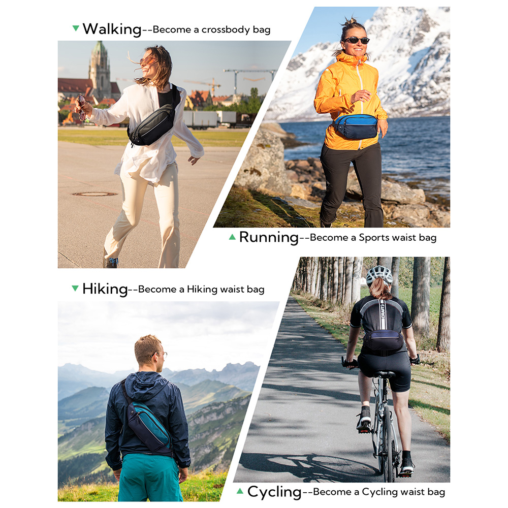 WATERFLY Fanny Pack Waist Bag  - Women'S Bags Cross Body recension och pris