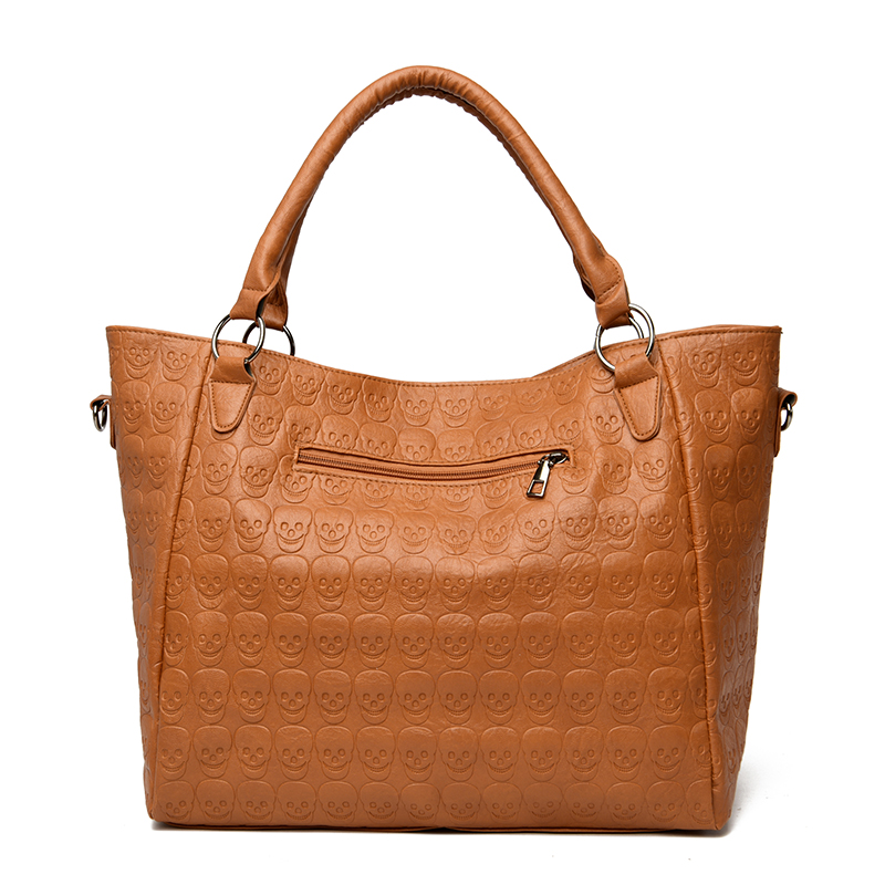 Punk Skull Crossbody Bag PU Le - Women Bags Work recension och pris