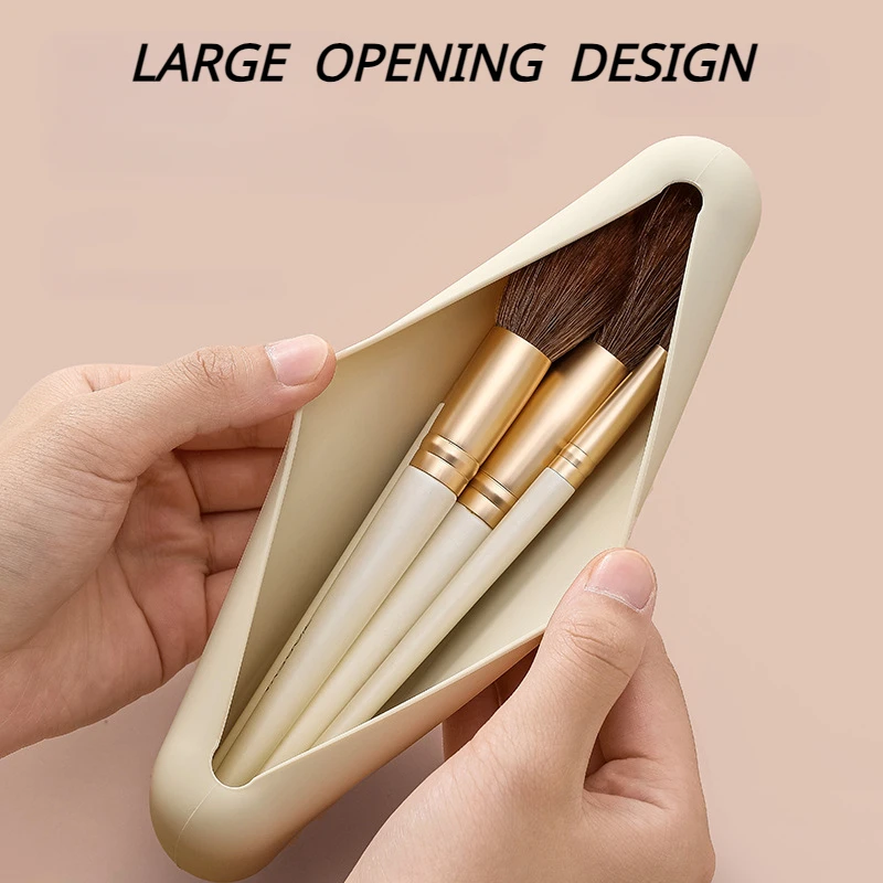 Travel Makeup Brush Holder Sil - Women Bags Rack recension och pris
