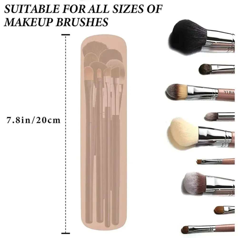 Travel Makeup Brush Holder Sil - Women Bags Rack recension och pris