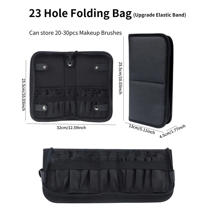 29/23 Holes Foldable Makeup Br - Women Bags Rack recension och pris