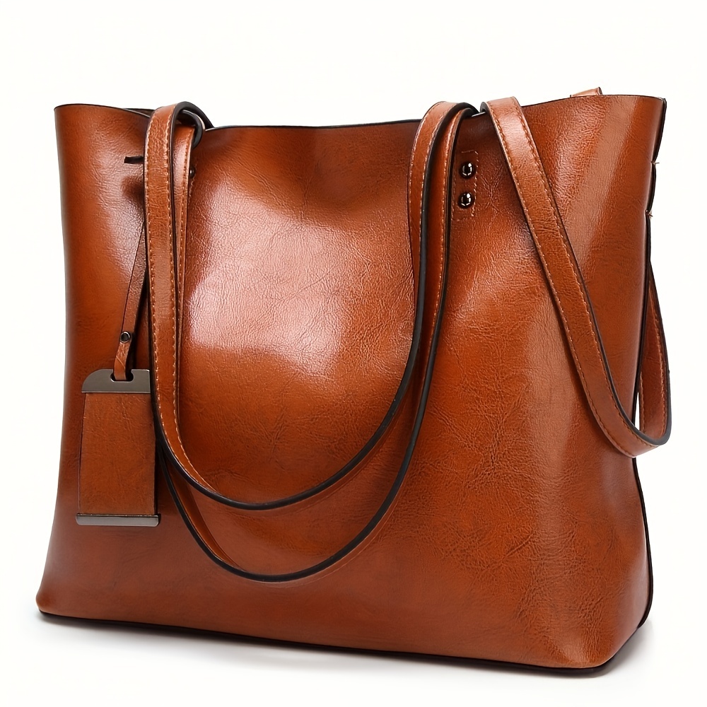 Fashionable Classic Retro Leat - Women Bags Work recension och pris