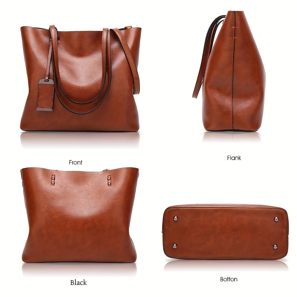 Fashionable Classic Retro Leat - Women Bags Work recension och pris