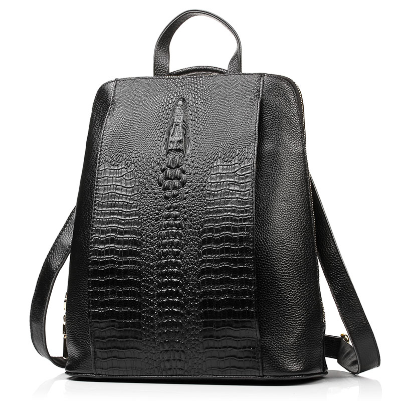 Zency Women's Crocodile Leathe - Women Bags Work recension och pris