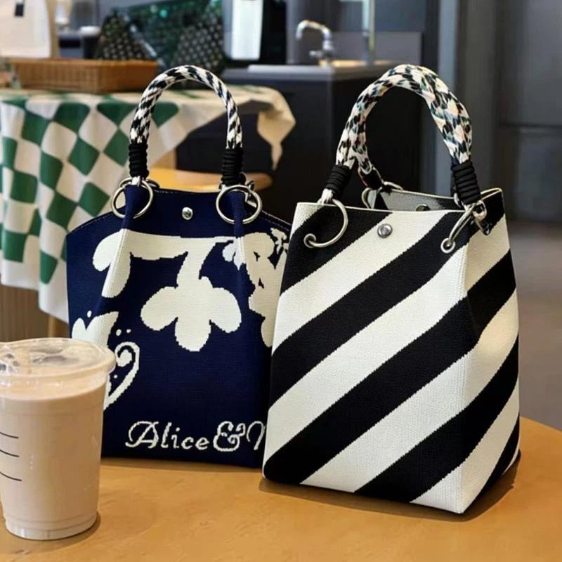 Hot Sale Knitted Women Tote Ba - Women'S Tote Bags For Work recension och pris